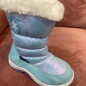 Awesome Kid's Girls Cold Weather Snow Boots2292 blue